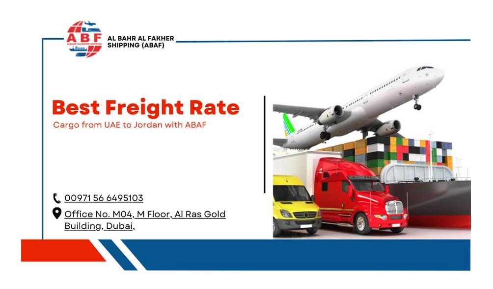 cargo from duabi to Jordan